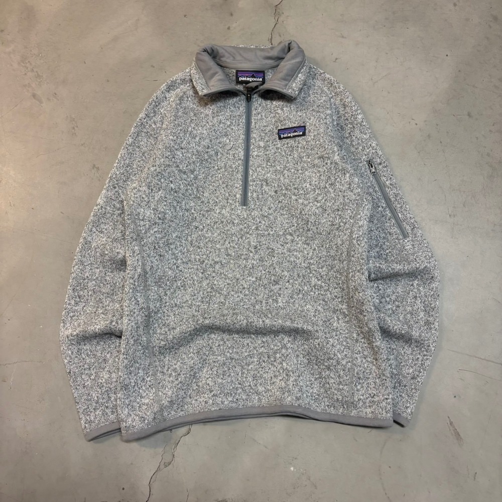 Gray Patagonia Quarter Zip